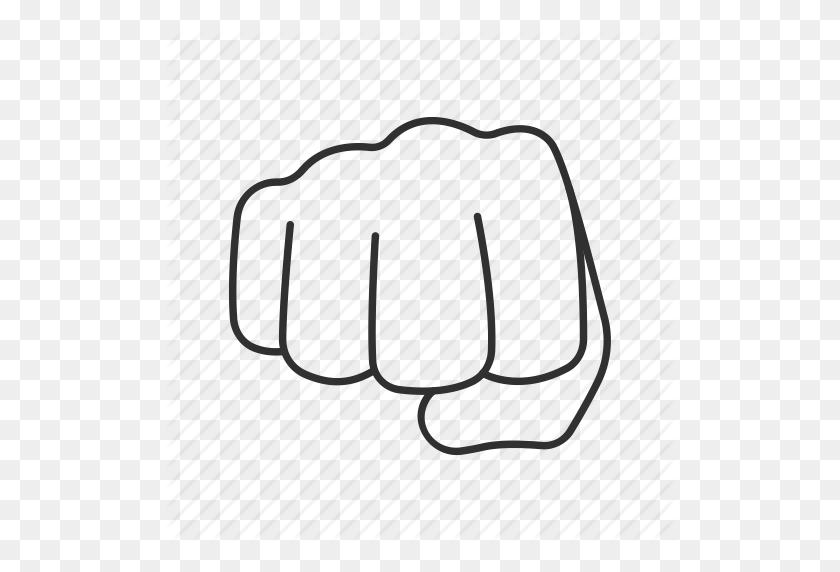 512x512 Fist, Fist Bump, Fist Pound, Hand Gesture, Man, Punch, Strong Icon - Fist Emoji PNG