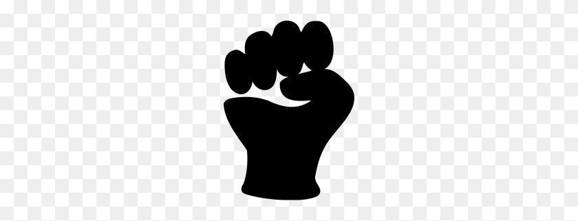 190x261 Fist Power Hand Clip Art - Black Power Fist Clipart