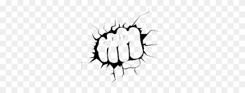 320x260 Fist Transparent Png Pictures - Fist Clipart Black And White