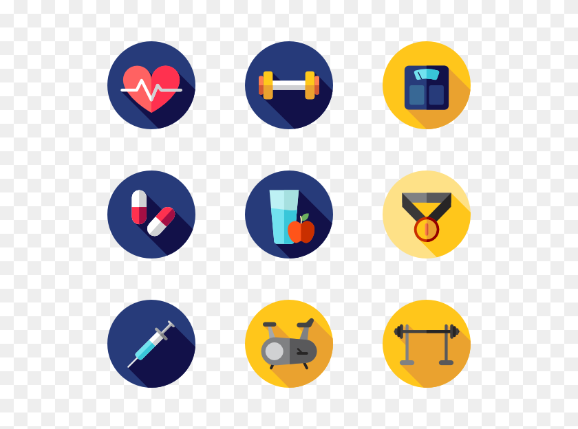 600x564 Fitness Icon Packs - Fitness Icon PNG