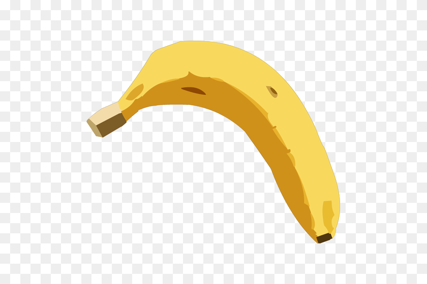 500x500 Five Clipart Banana - Banana Peel Clipart