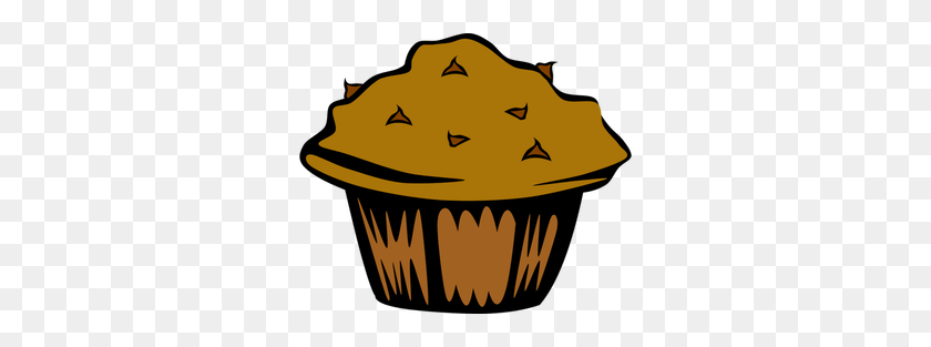 300x253 Five Clipart Chocolate Chip Muffin - Five Clipart
