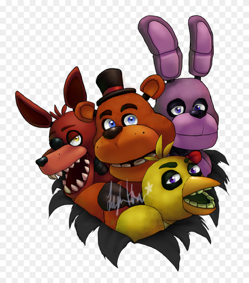 900x1036 Five Nights - Five Nights At Freddys PNG