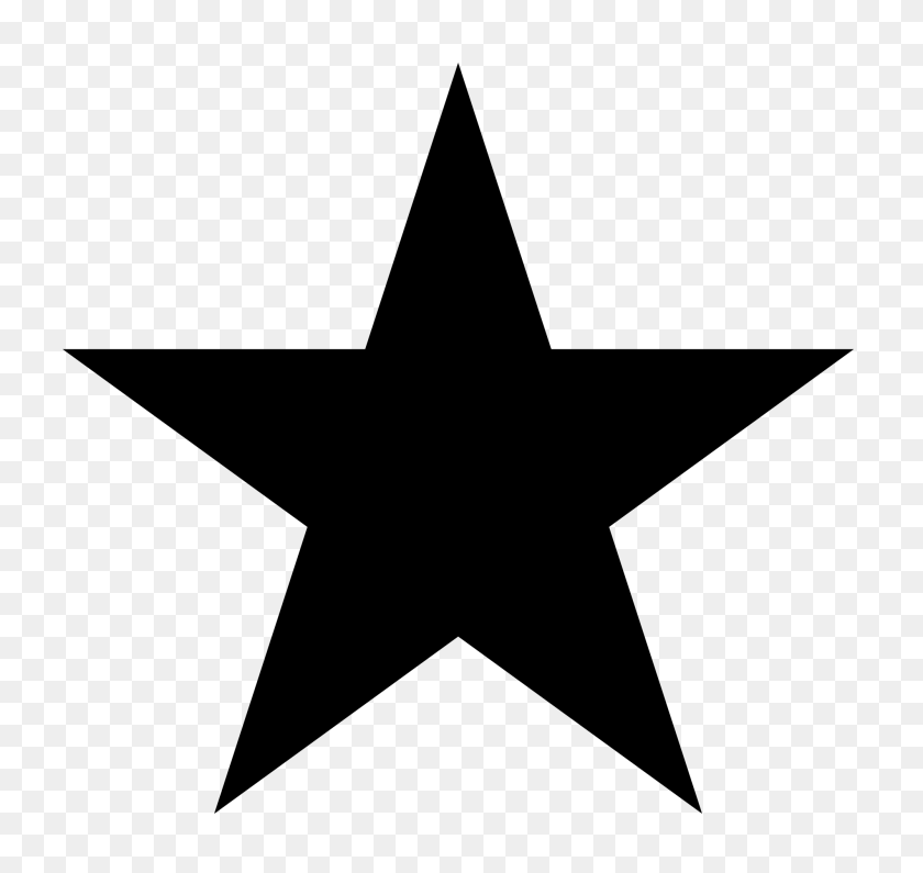 2000x1885 Five Pointed Star Solid - Five Star PNG