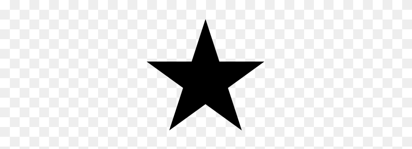 260x245 Five Pointed Star Solid Art Illustration Reference - Dallas Cowboys Clipart Black And White