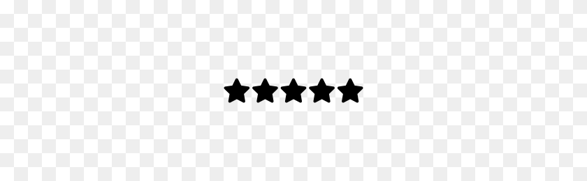 200x200 Five Stars Icons Noun Project - Five Stars PNG