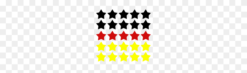 190x190 Cinco Estrellas De Revisión De La Bandera Alemana - Cinco Estrellas Png
