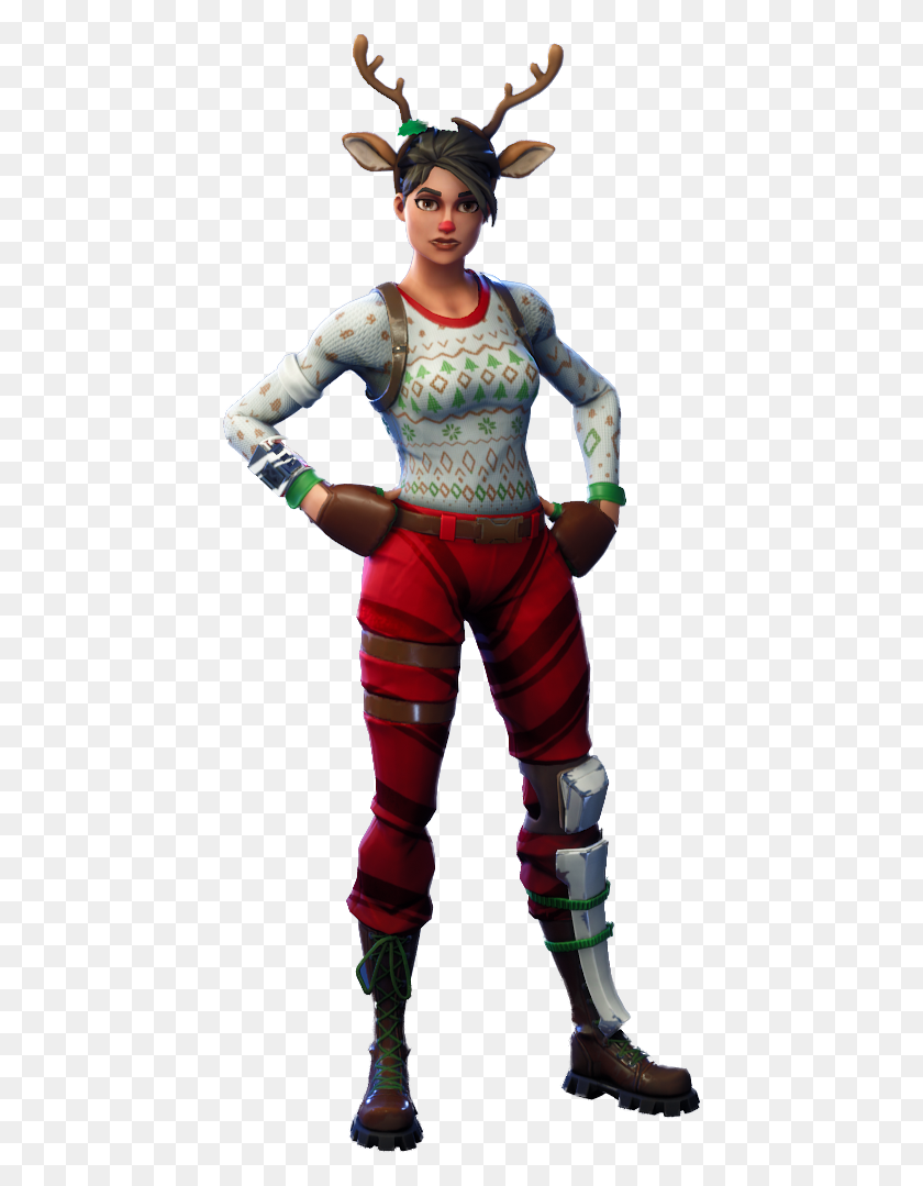 436x1019 Fix This Skin Please This Is My Favorite Outfit, But The Antlers - Fortnite Player PNG