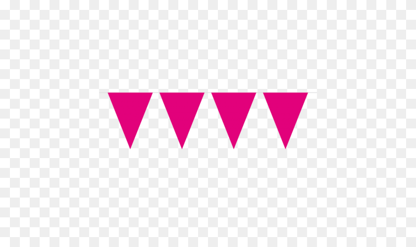 440x440 Flag Banner Pink Xl L M H Cm - Pink Confetti PNG