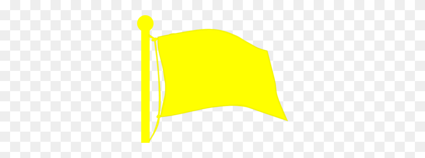 298x252 Flag Clipart Yellow - Triangle Flag Clipart
