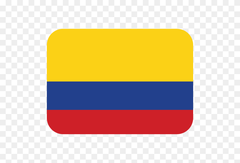 512x512 Flag Colombia Emoji - Colombia Flag PNG
