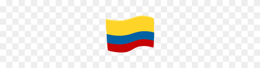 160x160 Bandera De Colombia Emoji En Messenger - Bandera De Colombia Png