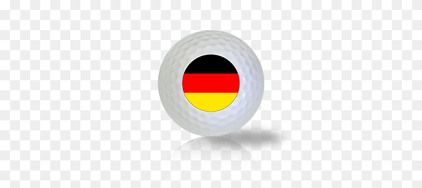 315x315 Flag Golf Balls - German Flag PNG