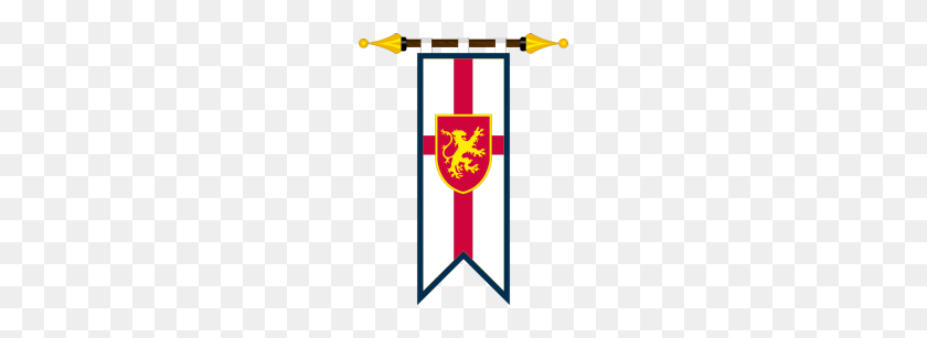 190x247 Flag Heraldic Shield Banner Medieval Vector Image - Medieval Banner PNG