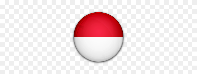 256x256 Bandera, Indonesia, De Icono - Bandera De Indonesia Png