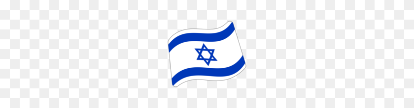 160x160 Bandera De Israel Emoji En Google Android - Bandera De Israel Png