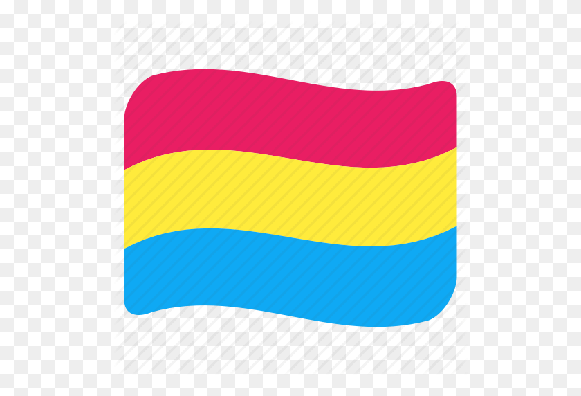 512x512 Flag, Lgbt, Lgbtq, Pan, Pansexual, Pride, Queer Icon - Pride Flag PNG