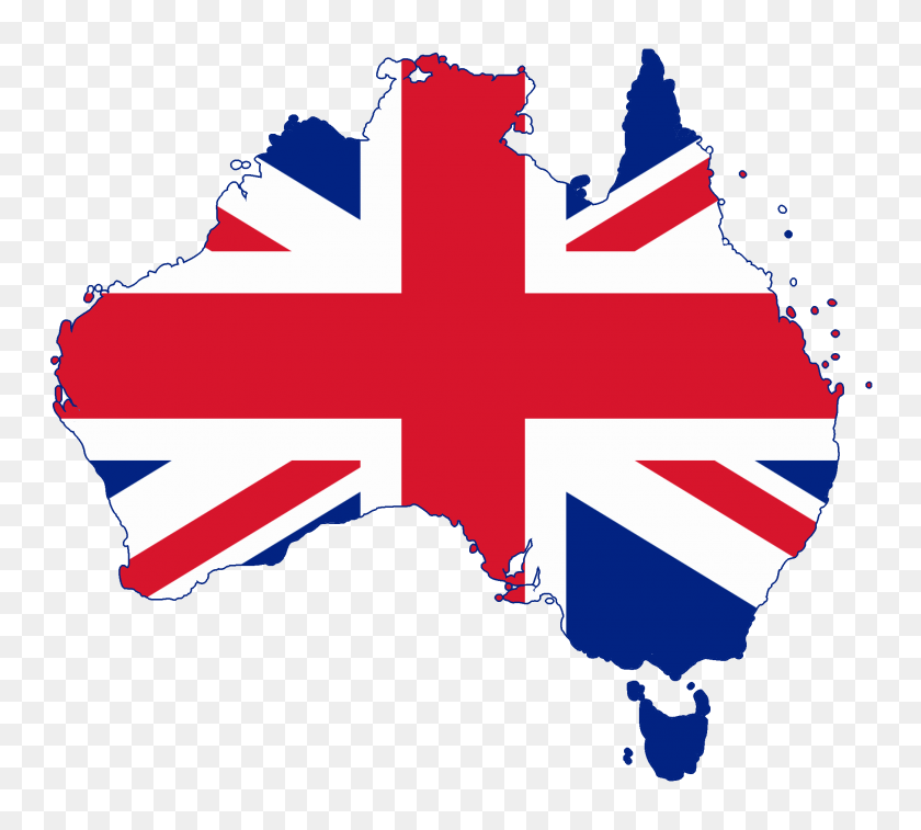 2085x1864 Mapa De La Bandera De Australia - Bandera De Australia Png