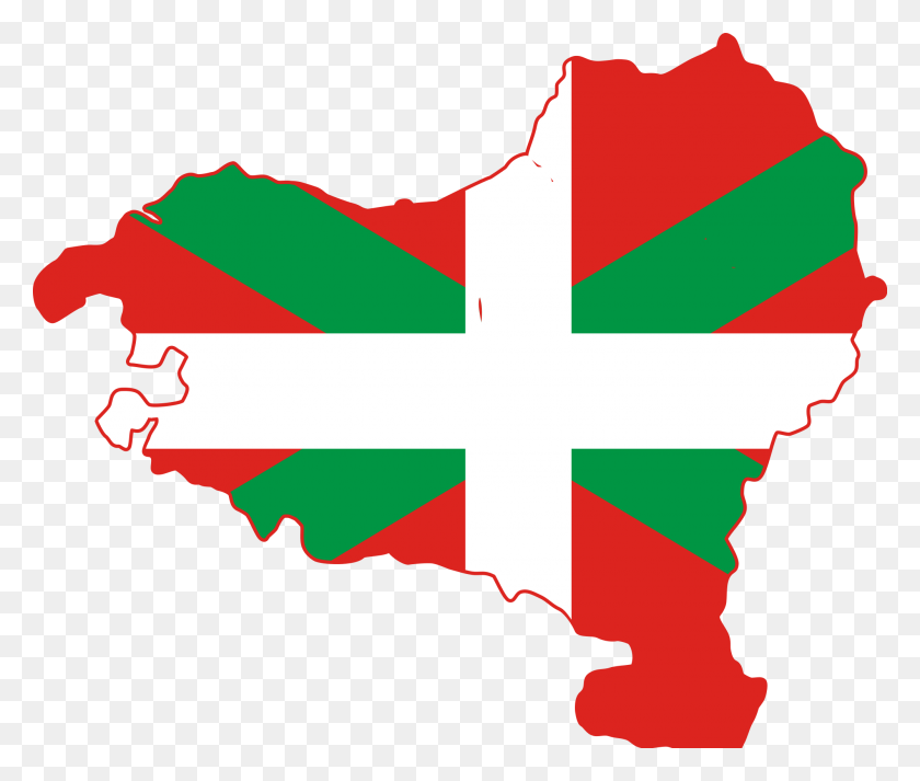 2000x1676 Флаг Карта Страны Басков - Флаги Мира Png