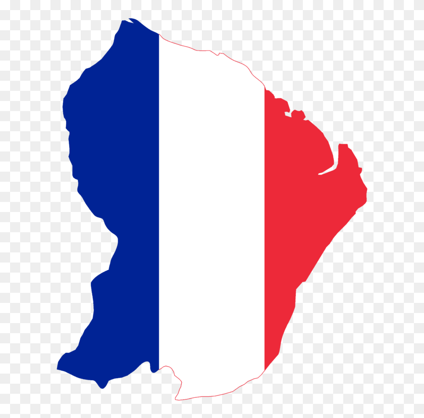 645x768 Flag Map Of French Guiana - French PNG