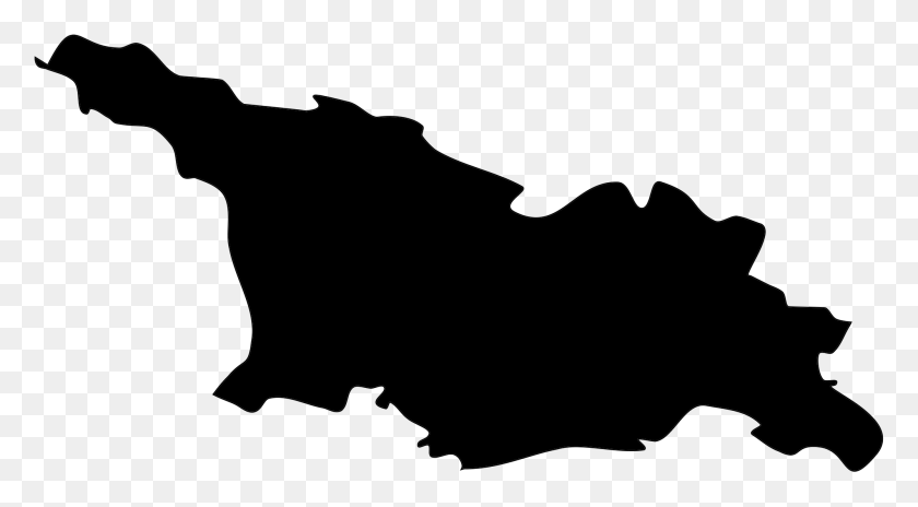 2000x1038 Карта Флага Грузии Пустой - Пустой Флаг Png