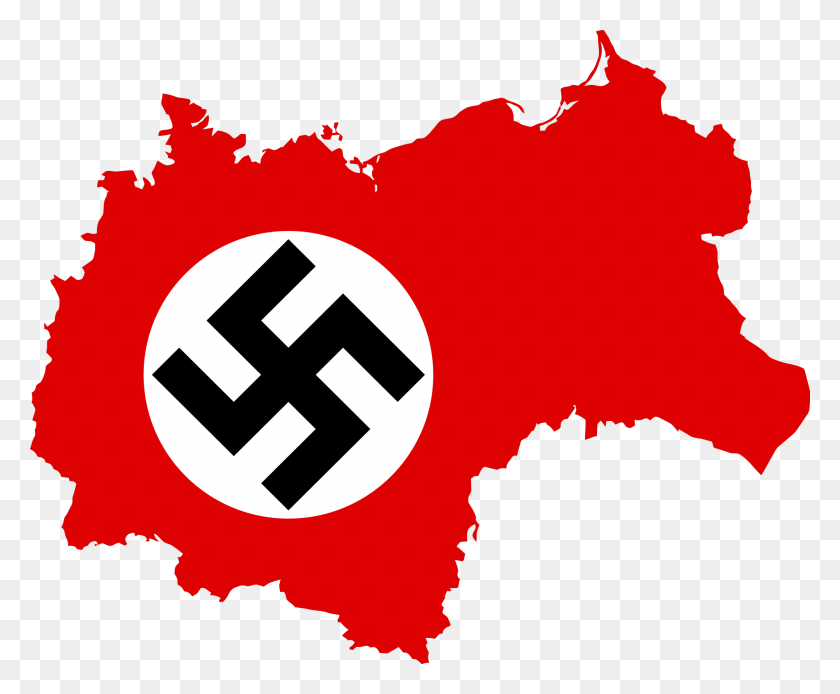 2000x1628 Mapa De La Bandera De Alemania - Bandera Nazi Png