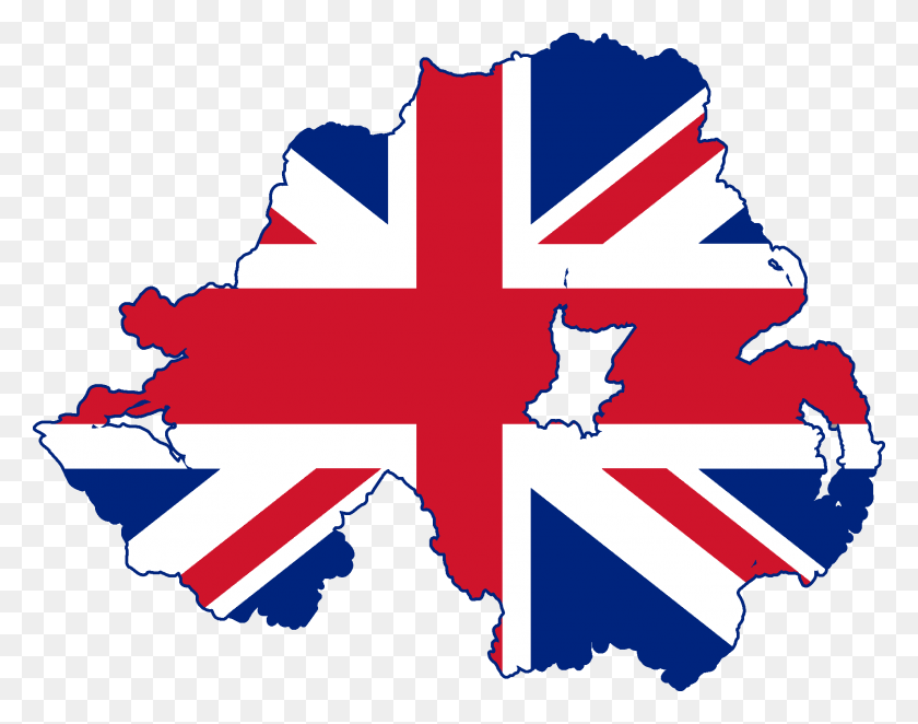 1984x1533 Флаг Карта Северной Ирландии - Королевство Png