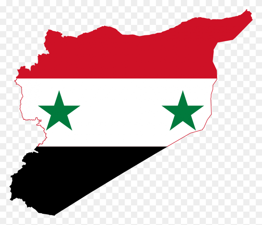 1000x850 Flag Map Of Syria - American Flag Transparent PNG