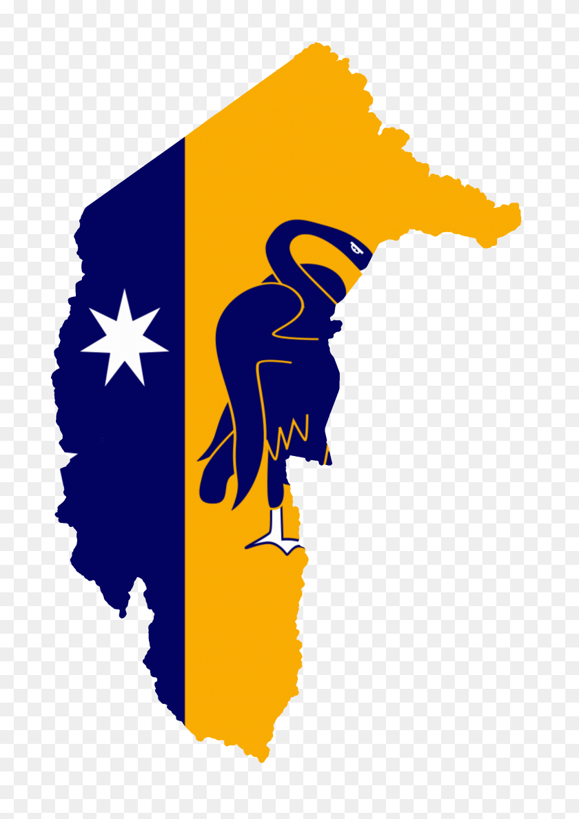 2000x2897 Flag Map Of The Australian Capital Territory - Australia Flag PNG