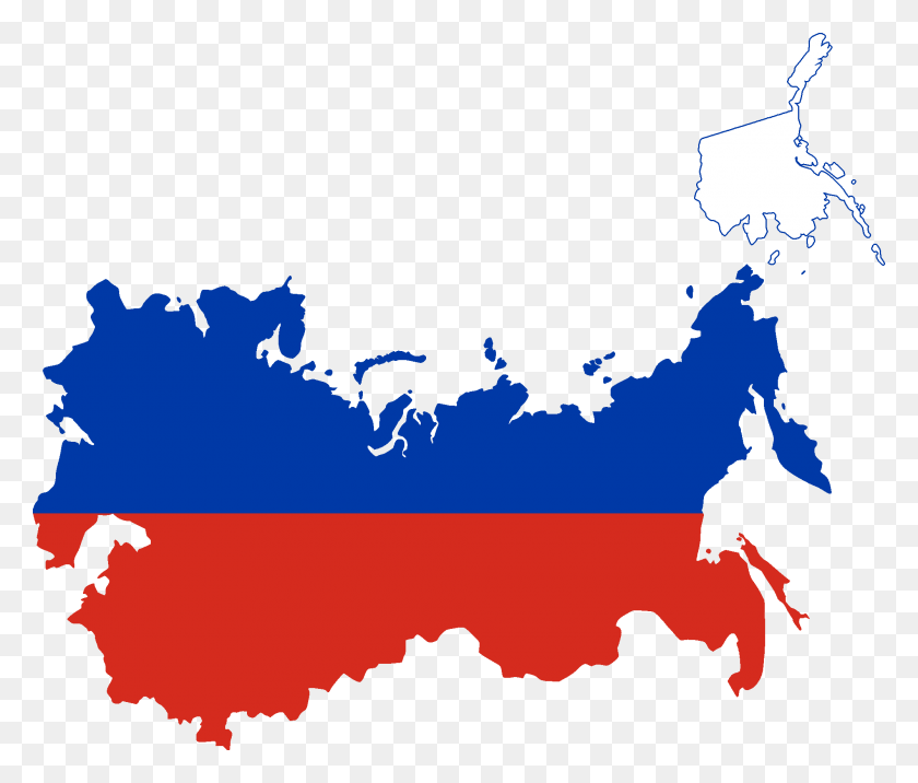 2002x1684 Flag Map Of The Russian Empire - Russian Flag PNG
