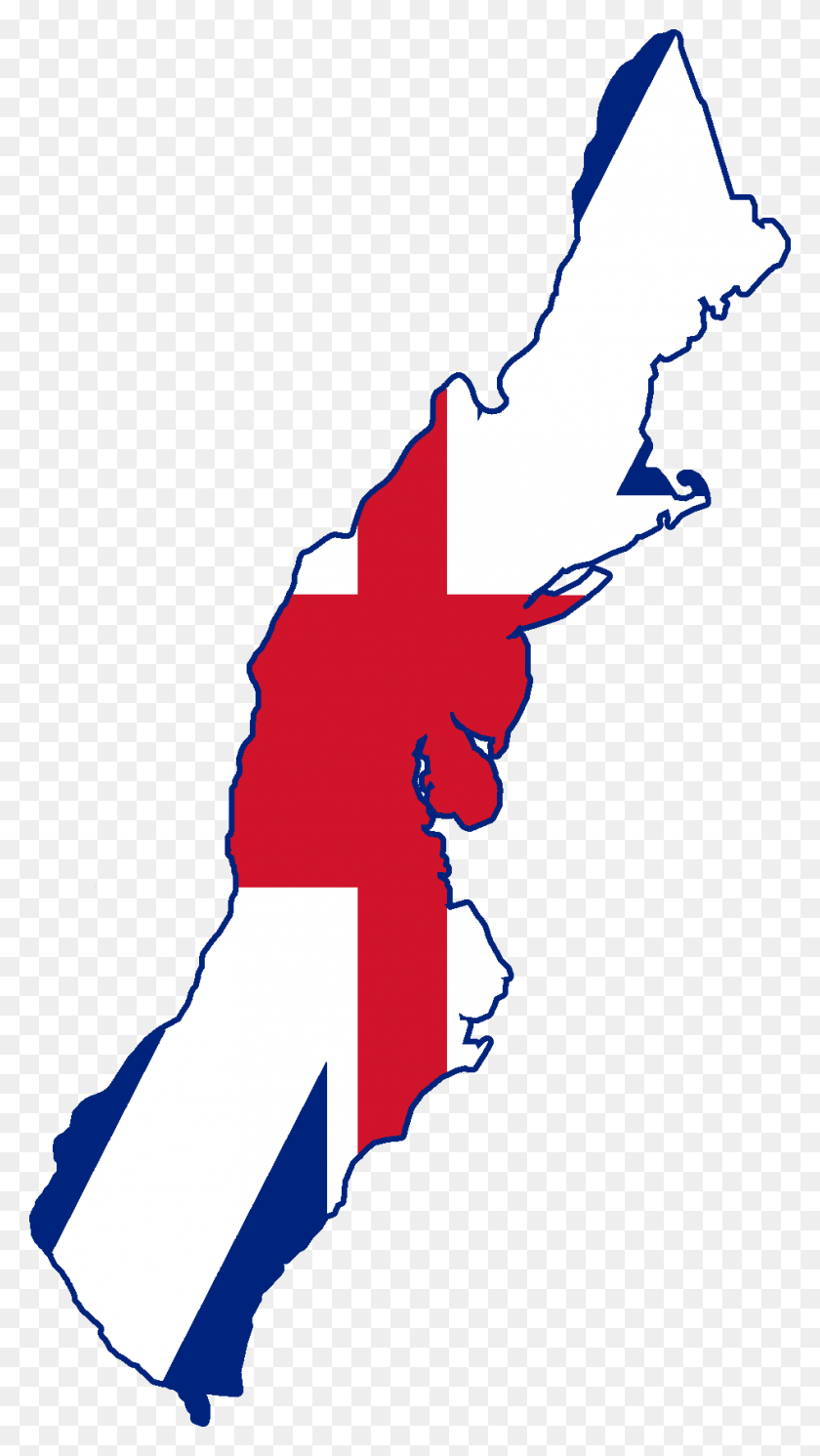 946x1736 Mapa De La Bandera De Las Trece Colonias - Bandera En Blanco Png