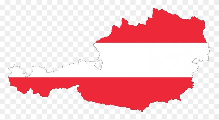 1453x750 Флаг Австрии Карта Национального Флага - Дания Клипарт