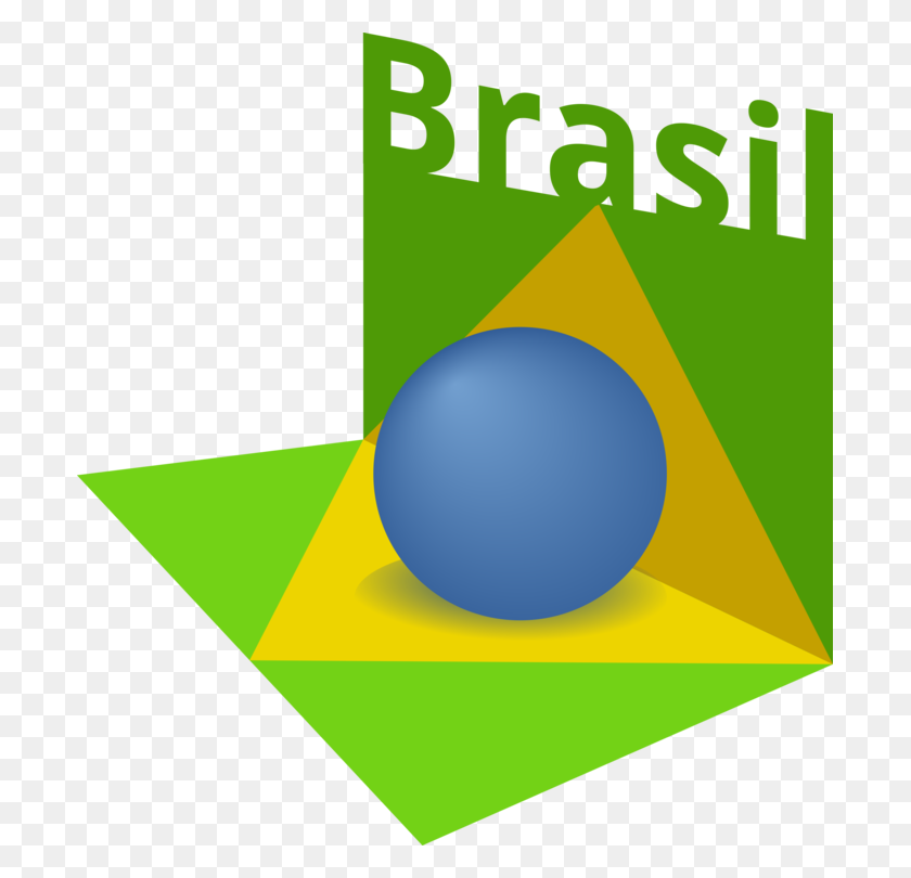 697x750 Флаг Бразилии Художественная Компьютерная Графика - Бразилия Клипарт