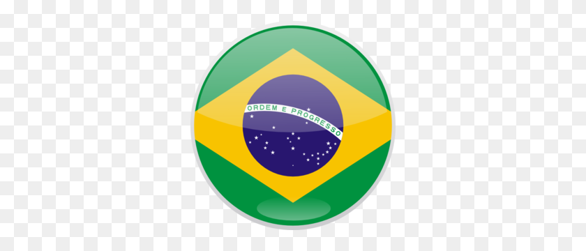 294x300 Флаг Бразилии Картинки - Бразилия Клипарт