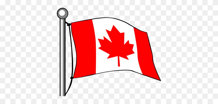 402x340 Bandera De Canadá De La Hoja De Arce Jolly Roger - Jolly Roger Clipart
