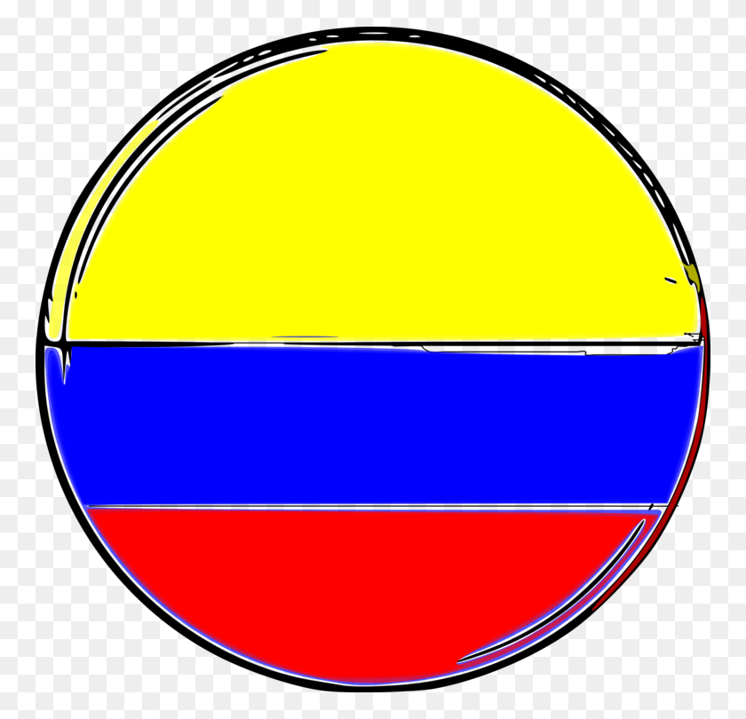 760x750 Flag Of Colombia Chiva Bus Symbol - Colombian Flag PNG