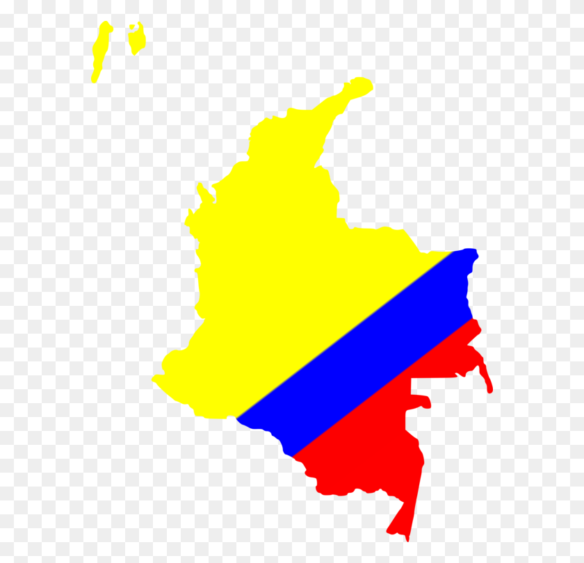 578x750 Flag Of Colombia World Map National Flag - Colombia Flag PNG