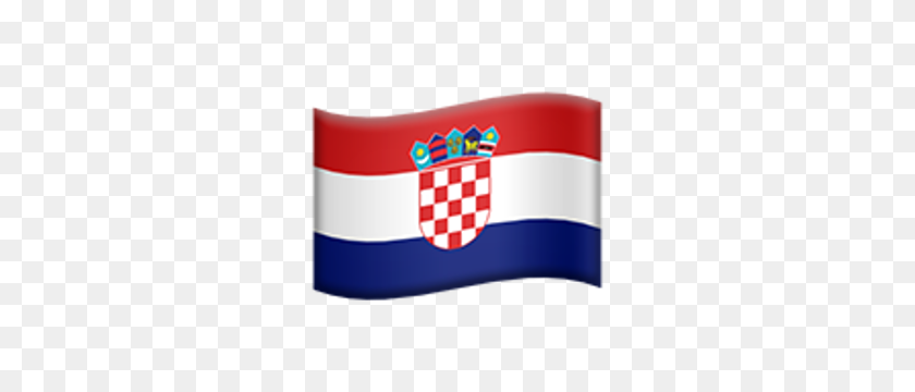 300x300 Флаг Хорватии Emojis !!! Emoji, Флаг Emoji И Флаг - Американский Флаг Emoji Png