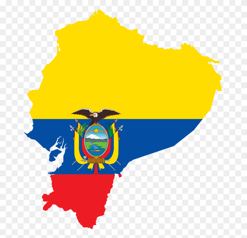 677x750 Флаг Эквадора Карта Национального Флага - Флаги Техаса Клипарт
