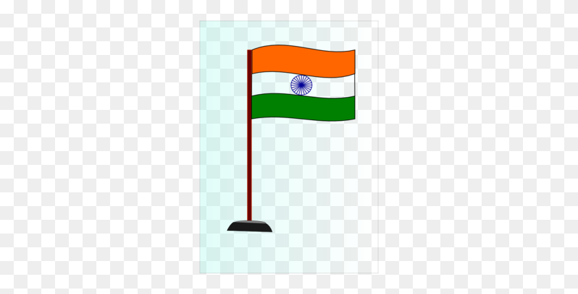 260x368 Flag Of India Clipart - India Map Clipart