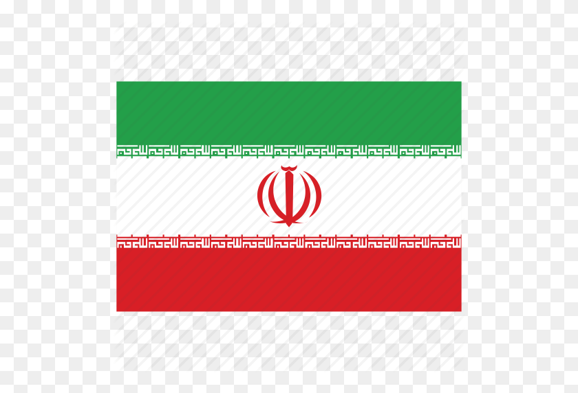 512x512 Flag Of Iran, Iran, Iran's Flag, Iran's Square Flag Icon - Iran Flag PNG