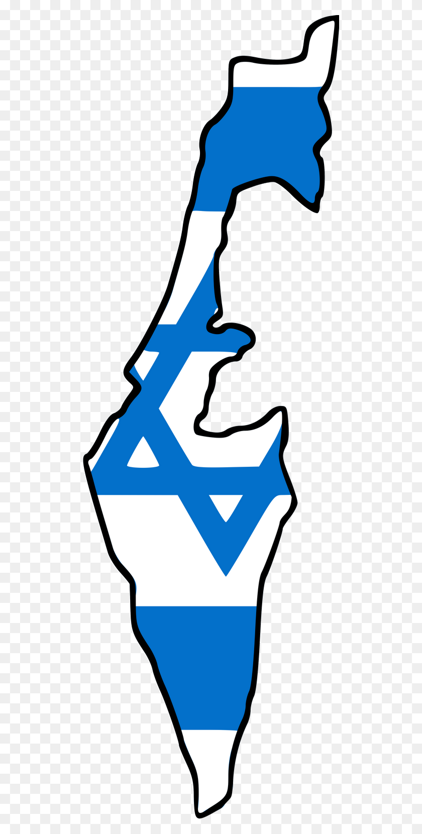 511x1600 Флаг Израиля Графика Флага Изображение На Карте Картинки Флаг Израиля - Карта Клипарт Png