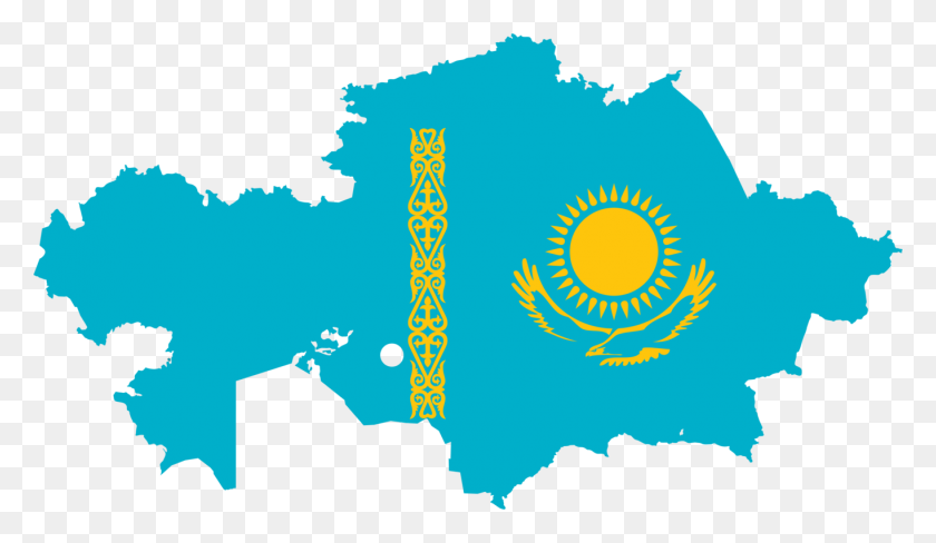 1364x750 Flag Of Kazakhstan Kazakh Soviet Socialist Republic National Flag - Republic Clipart