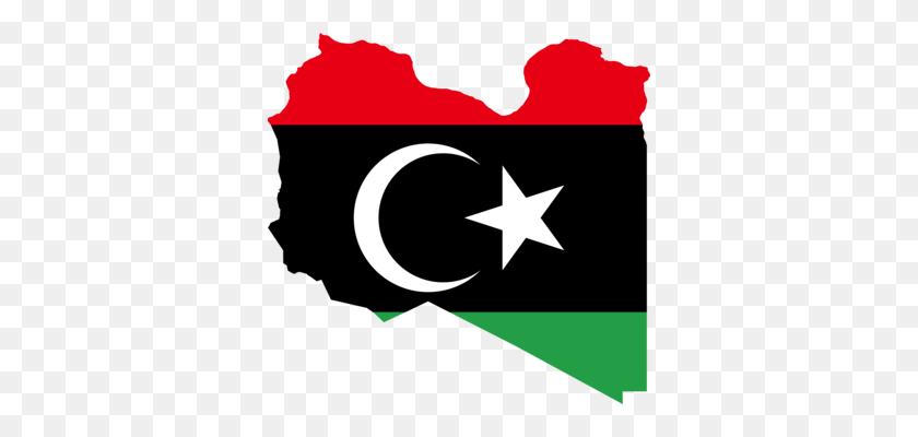 350x340 Флаг Ливии Национальный Флаг Киренаика - Стипендия Клипарт