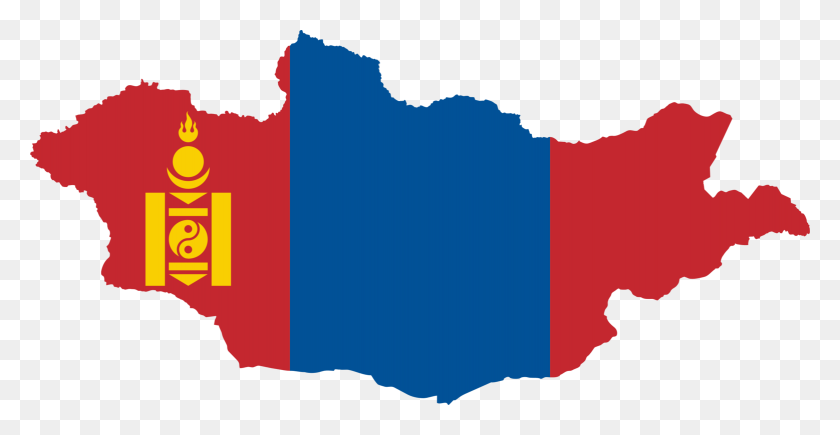 1557x750 Flag Of Mongolia Mongolian People's Republic National Flag Free - Korean Flag Clipart