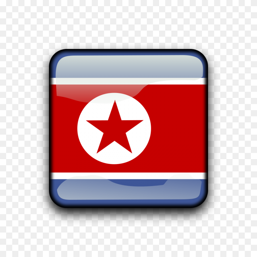 900x900 Flag Of North Korea Png Clip Arts For Web - Korea Flag PNG