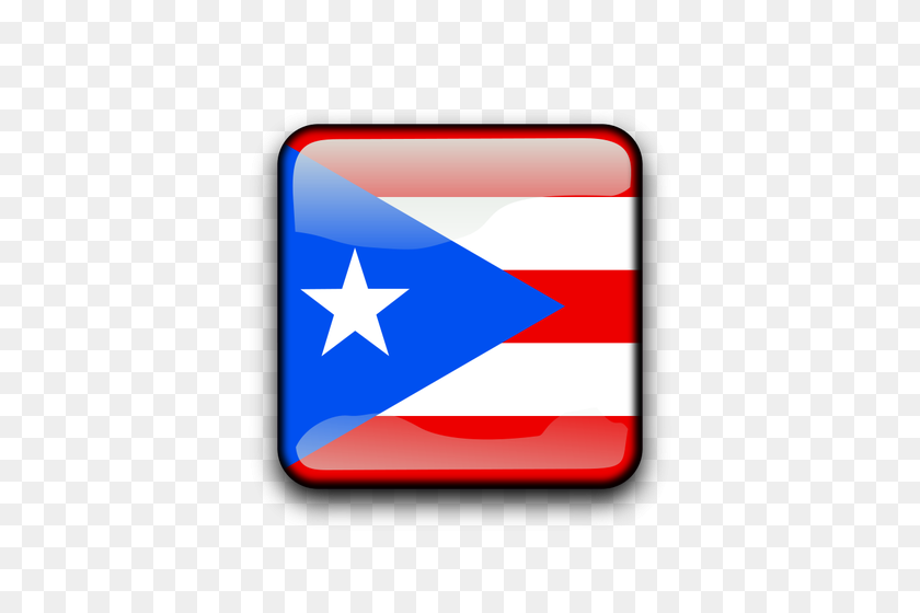 500x500 Flag Of Puerto Rico - Puerto Rico Flag Clipart