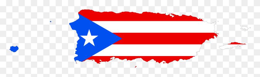 3069x750 Flag Of Puerto Rico Map Flag Of The United States - Puerto Rico Clipart