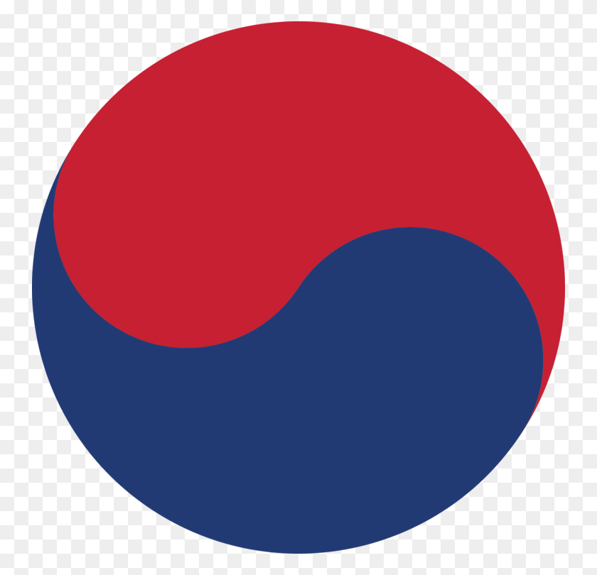 750x750 Флаг Южной Кореи Чосон Корейская Война Тхэгык - Корея Клипарт