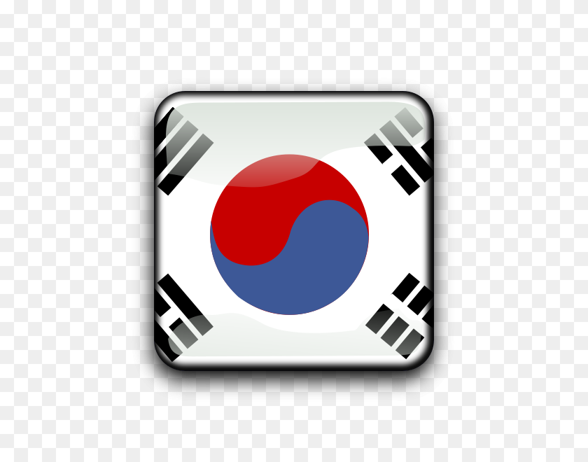 600x600 Flag Of South Korea Png Clip Arts For Web - South Korea PNG